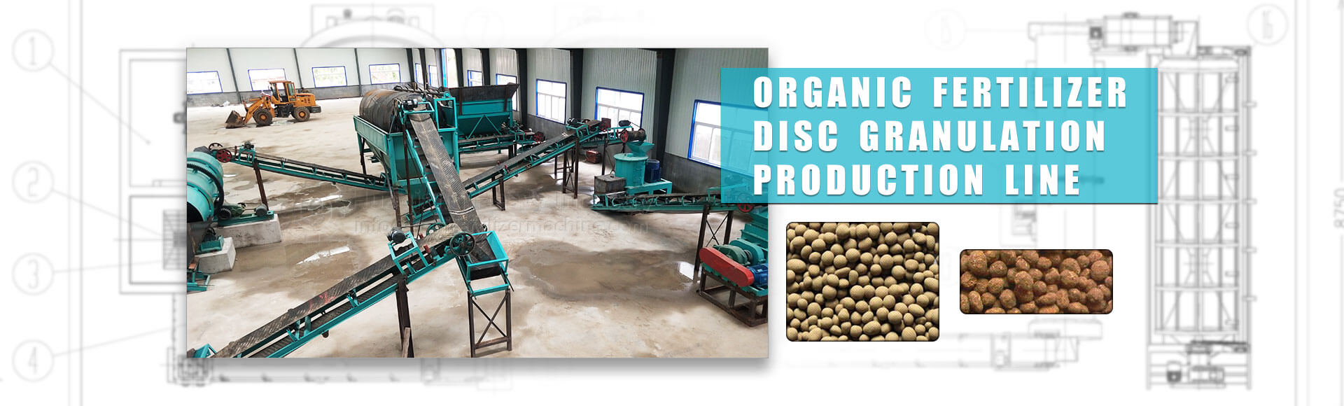 Organic Fertilizer Disc Granulation Production Line