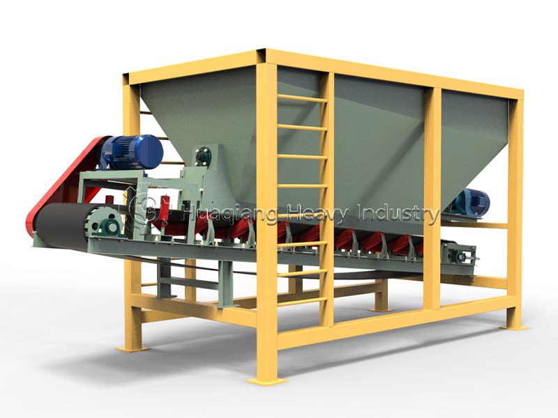 loader feeding hopper